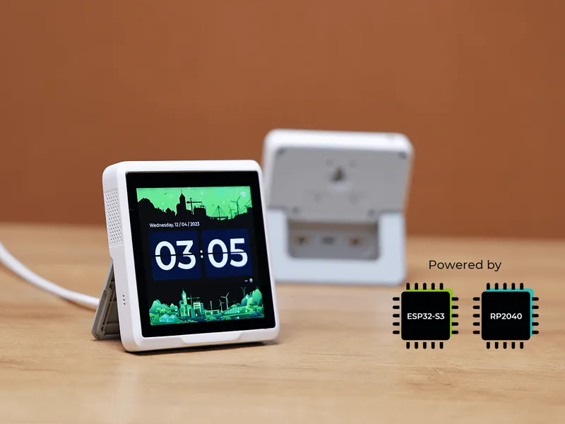 Индикатор SenseCAP D1L, платформа для разработки IoT с 4-дюймовым сенсорным экраном на базе ESP32S3 и RP2040
Индикатор