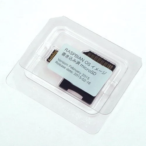 Raspberry Pi microSD 8GBRaspbian OS