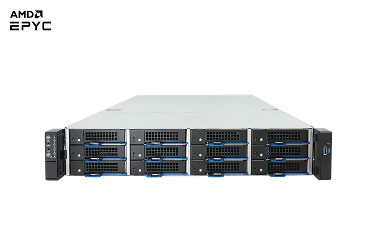 FlacheSAN2N12C-DM 2U 12 Dual AMD EPYC DPU Server