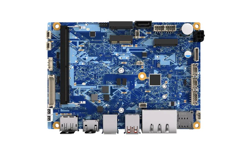 CT-DAS02 3.5" SBC Industrial Motherboard With Intel® Processors N-series N97/N150, 2x 2.5GbE LAN, LTE/5G Nano SIM Socket