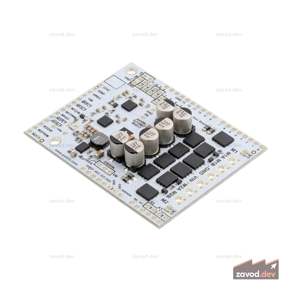Pololu Dual G2 Мощный драйвер двигателя 24v18 Shield для Arduino