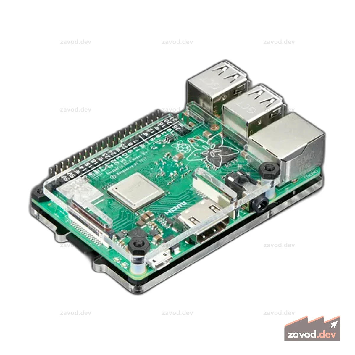 Adafruit Pi Protector для Raspberry Pi Model B+/Pi 2/Pi 3 B+