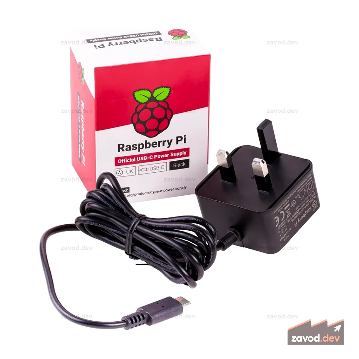Официальный блок питания USB-C для Raspberry Pi