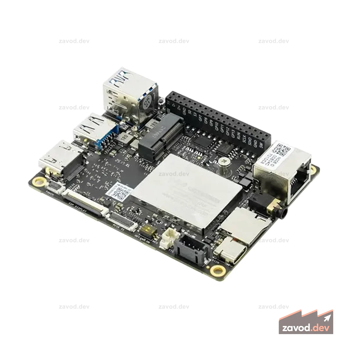 Одноплатный компьютер LattePanda IOTA x86 с лицензией Win11 Enterprise (Intel N150, 8 ГБ ОЗУ / 64 ГБ eMMC)