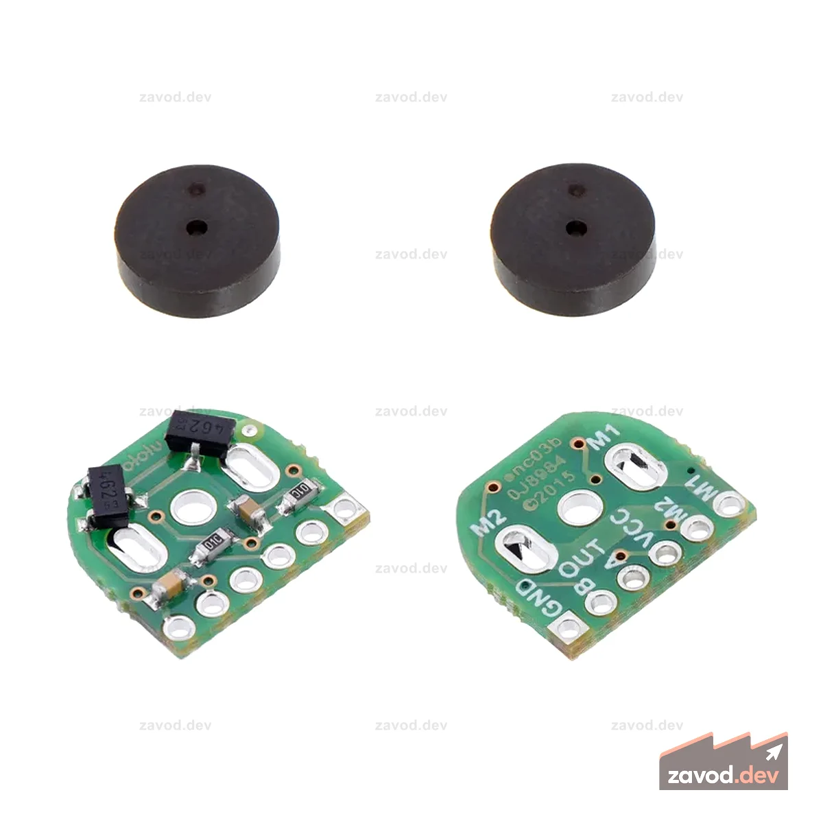 Комплект пар магнитного энкодера для мотор-редукторов Micro Metal, 12 CPR, 2,7-18 В