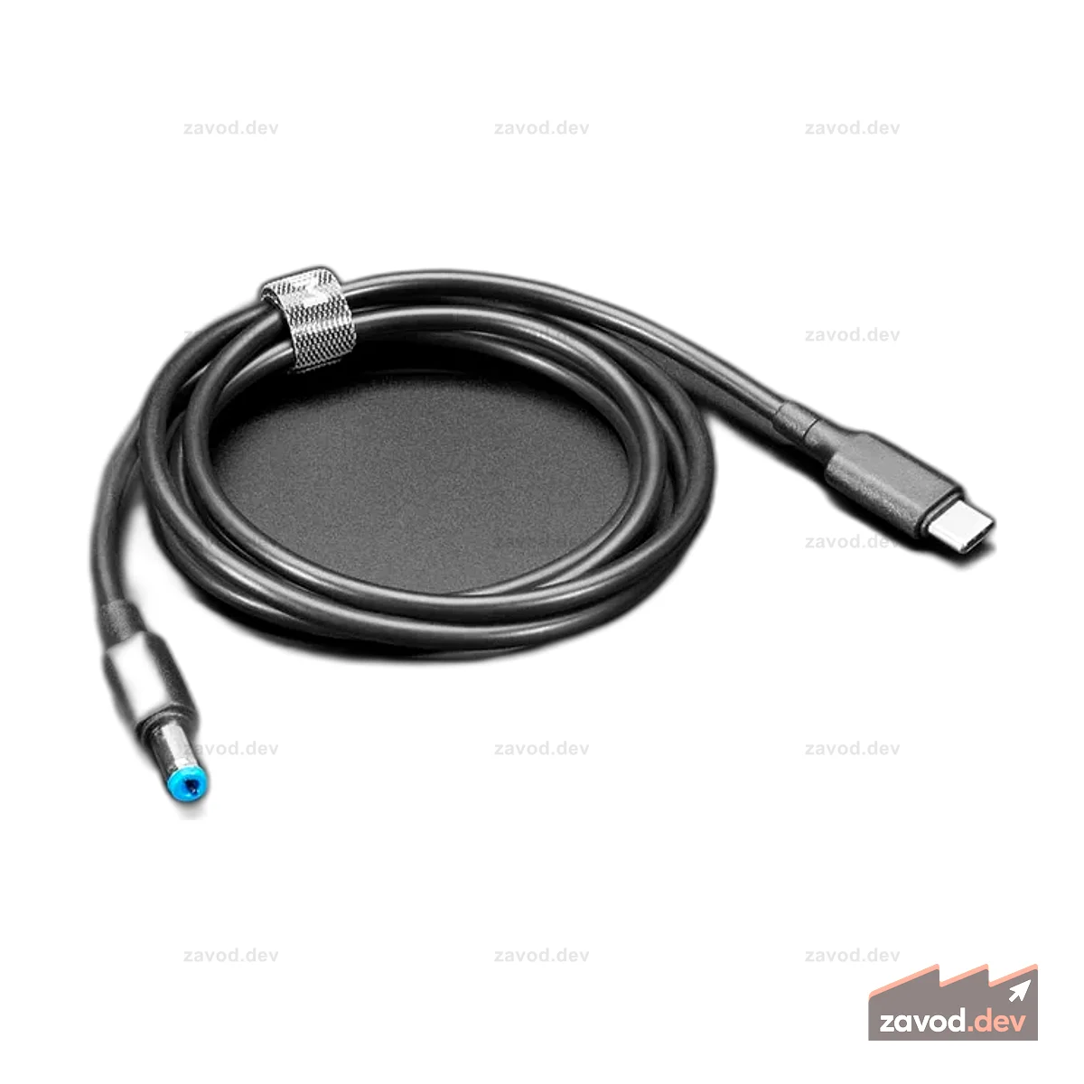 Кабель USB Type C 3.1 PD с цилиндрическим разъемом 5,5 мм — выход 5 В, 5 А