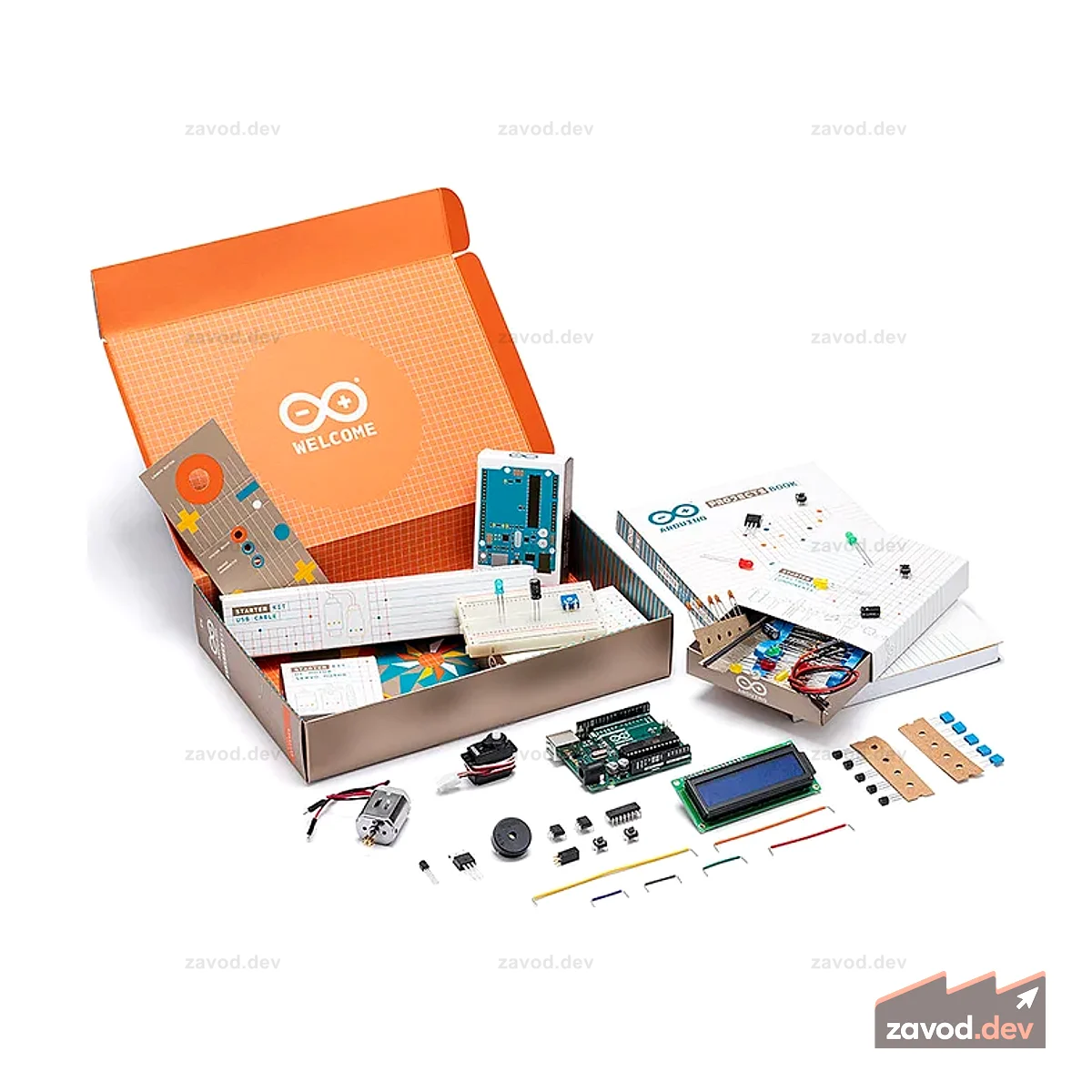 Стартовый комплект Arduino, многоязычный