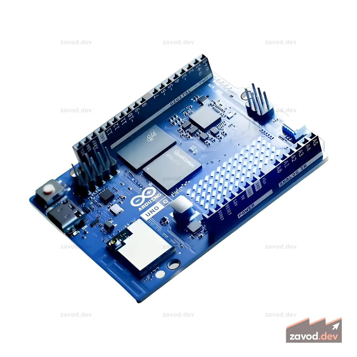 Arduino Uno Q — 4 ГБ ОЗУ / 32 ГБ eMMC