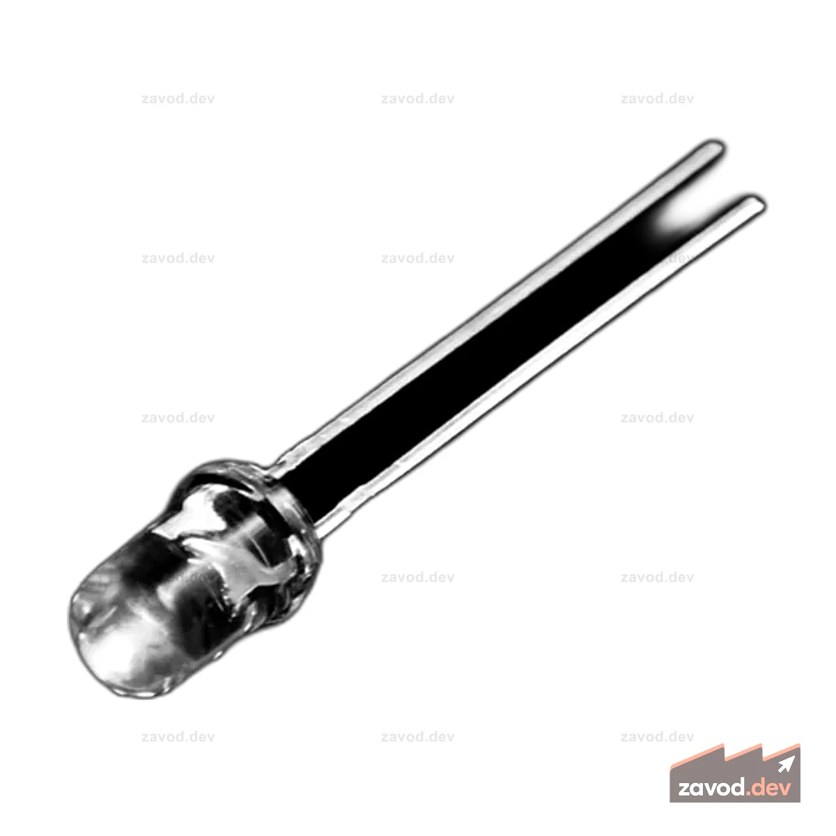 LED - Супер яркий красный - 5 шт.