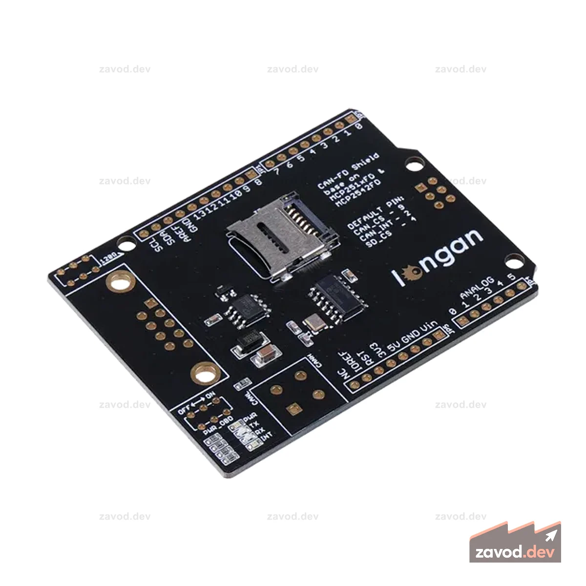 CAN FD Шилд для Arduino - CAN-FD, CAN 2.0
