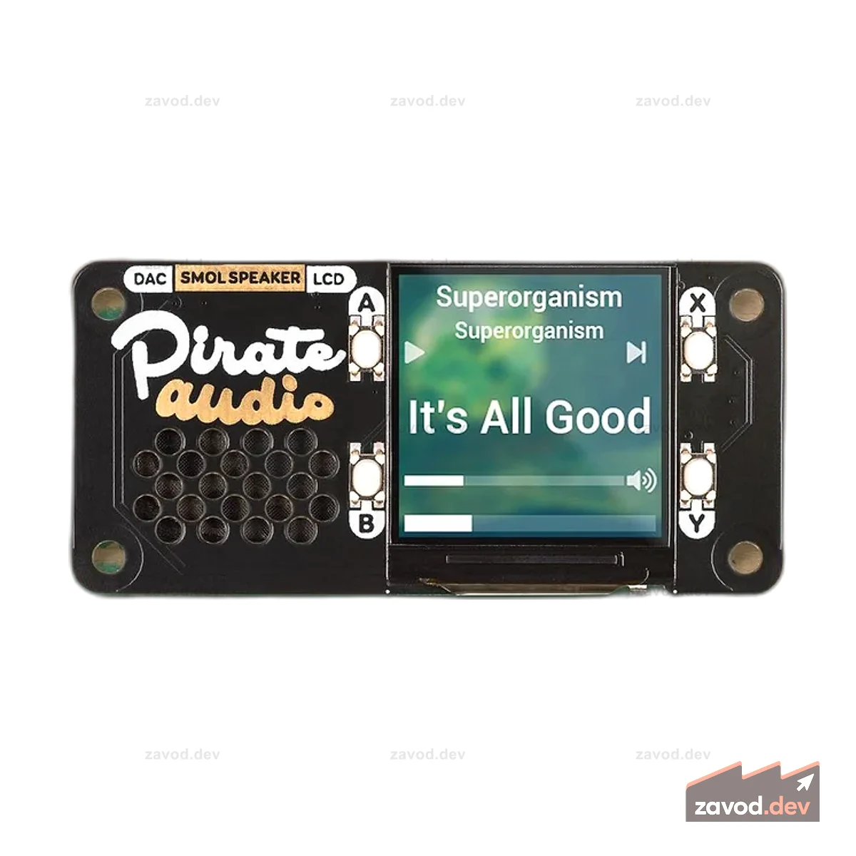 Pirate Audio: Динамик для Raspberry Pi (Audio Lautsprecher HAT)