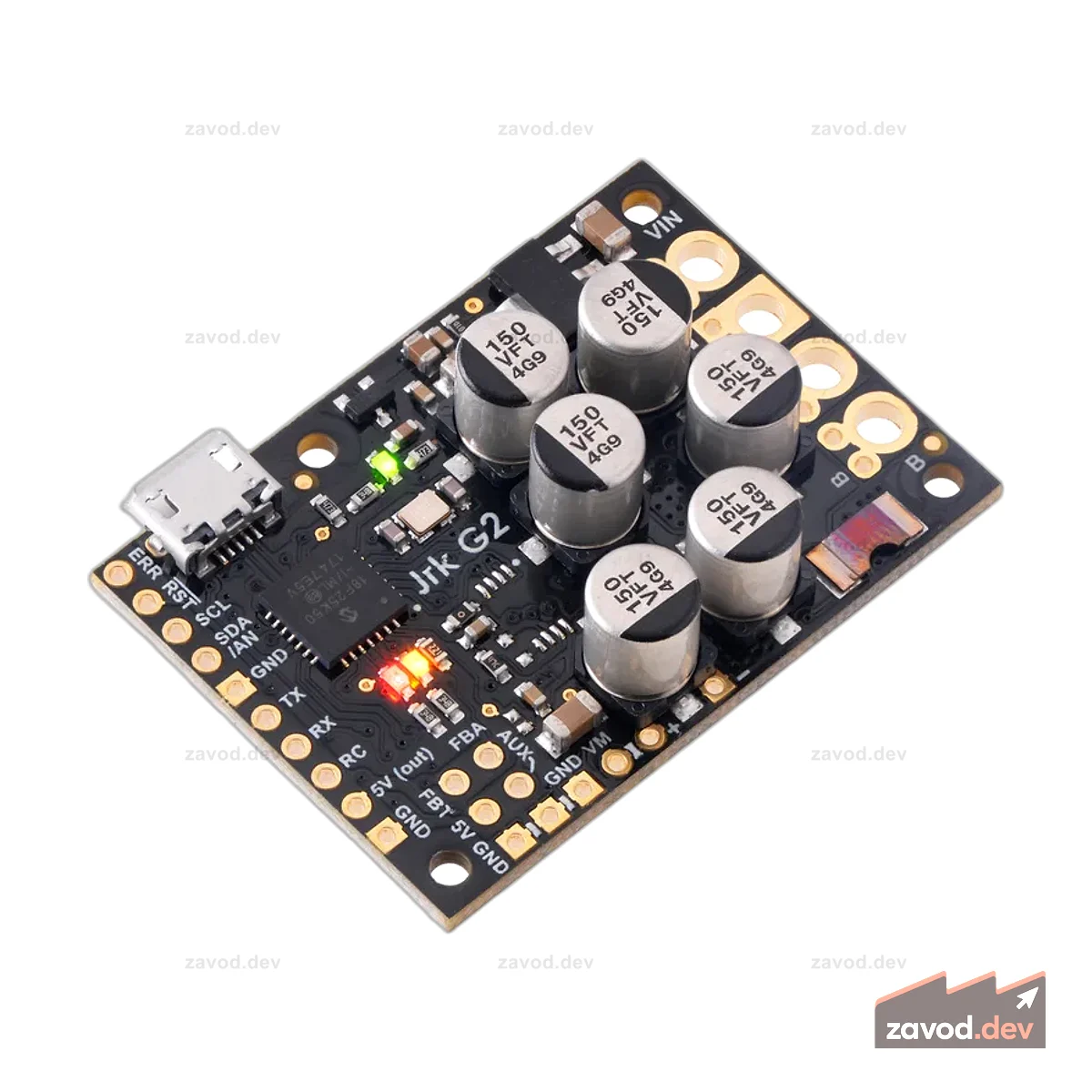 Jrk G2 18v27 USB-контроллер двигателя с обратной связью