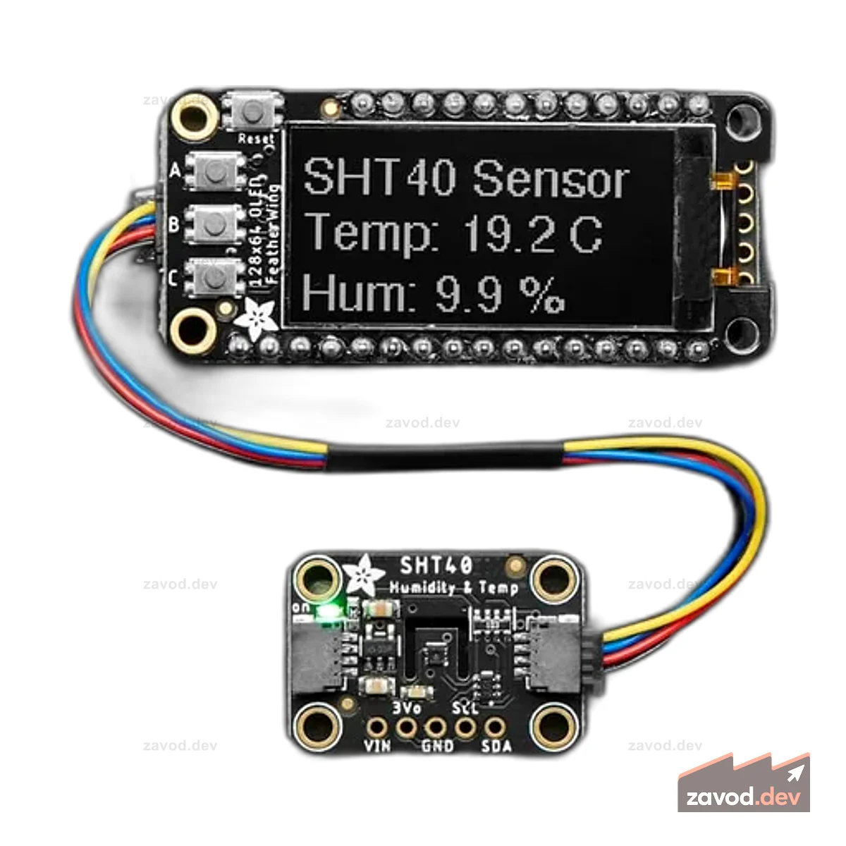 Датчик температуры и влажности Adafruit Sensirion SHT40 — STEMMA QT / Qwiic