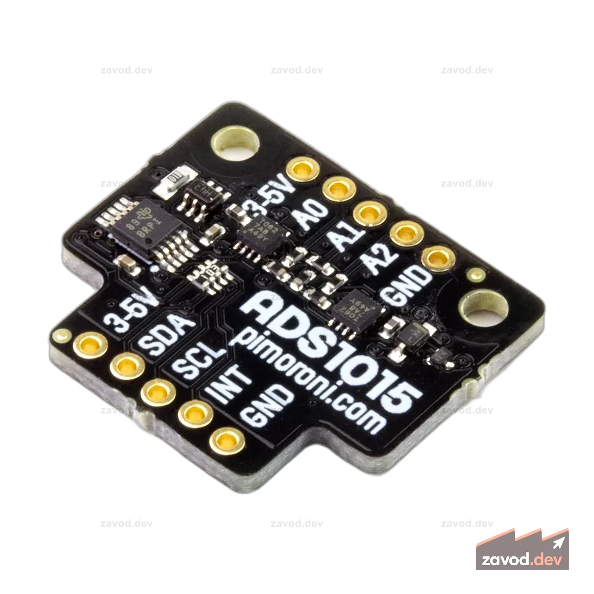 Pimoroni ADS1015 Распайка АЦП +/-24В