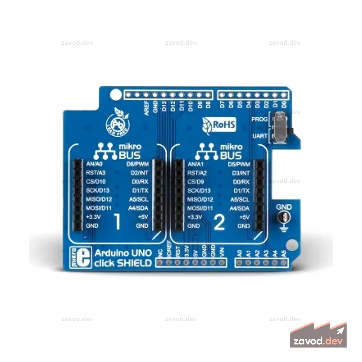 Щиток щелчка Arduino UNO
