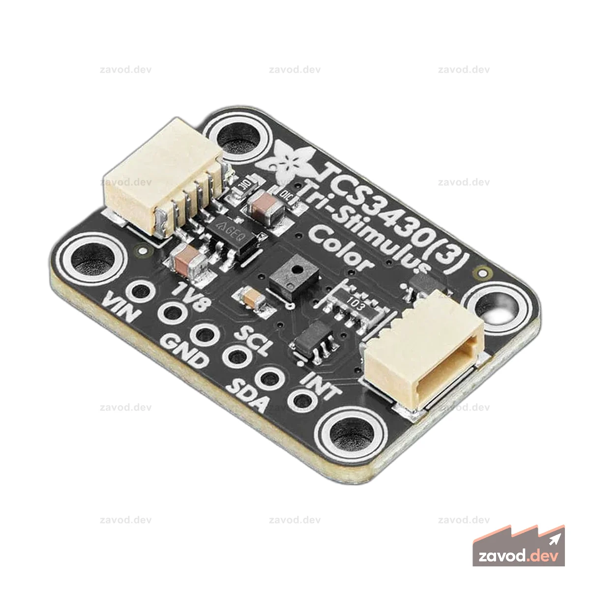 Adafruit TCS3430 / TCS34303 Трехстимульный датчик цвета окружающей среды