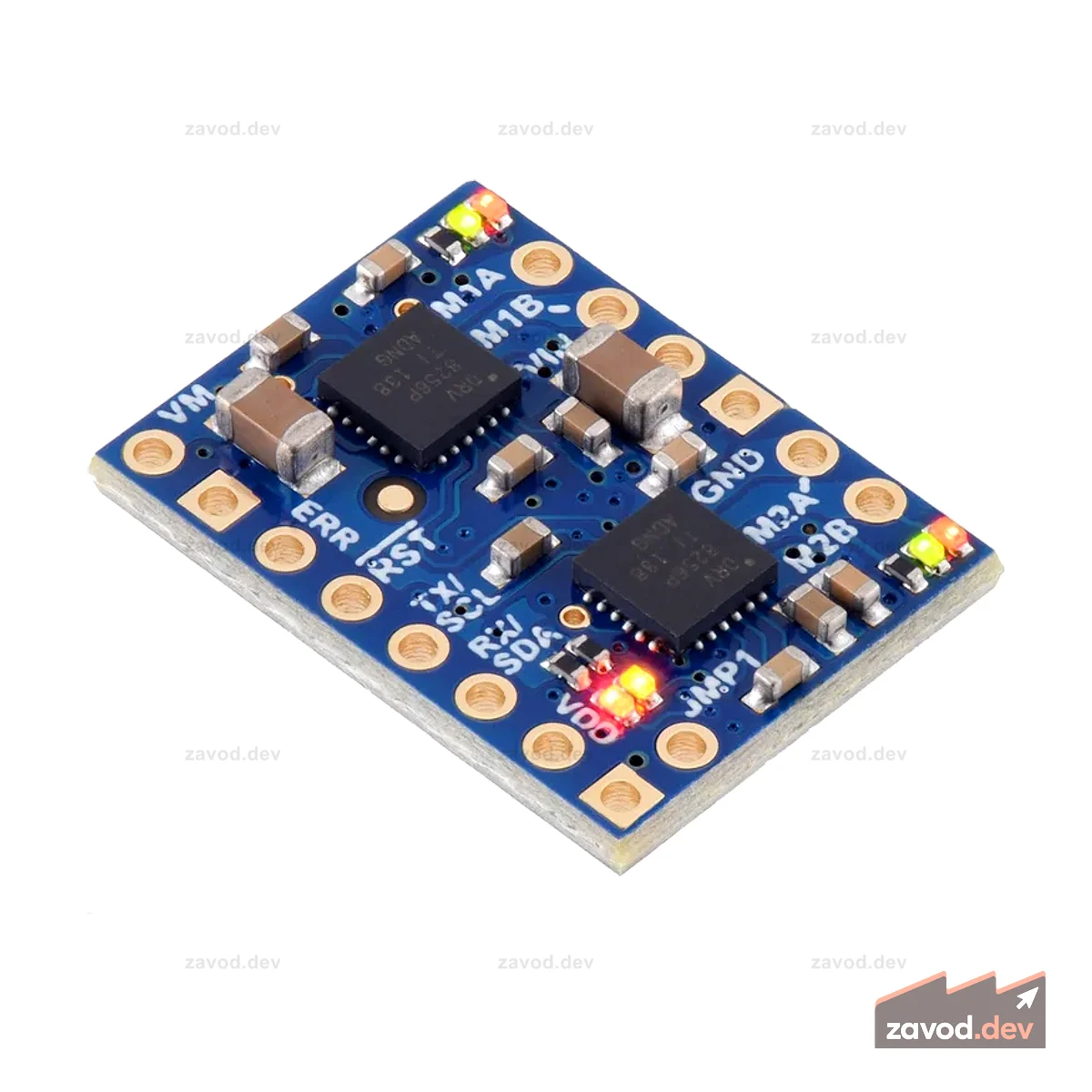 Контроллер двигателя Motoron M2T256 Dual I²C