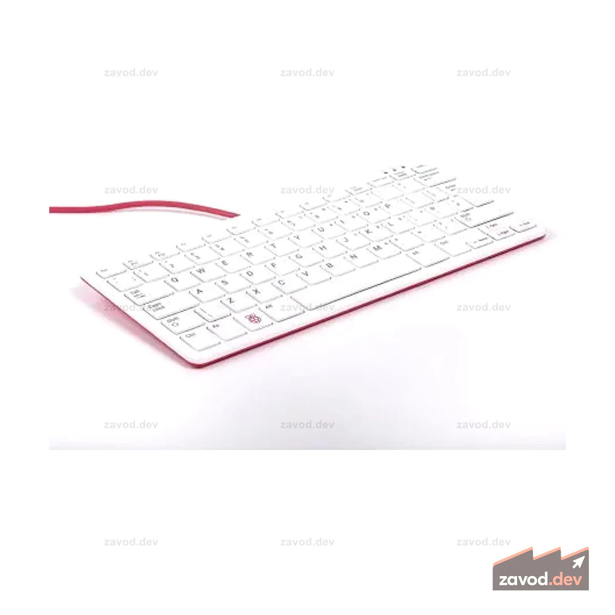 Клавиатура Raspberry Pi DE Красный/Белый