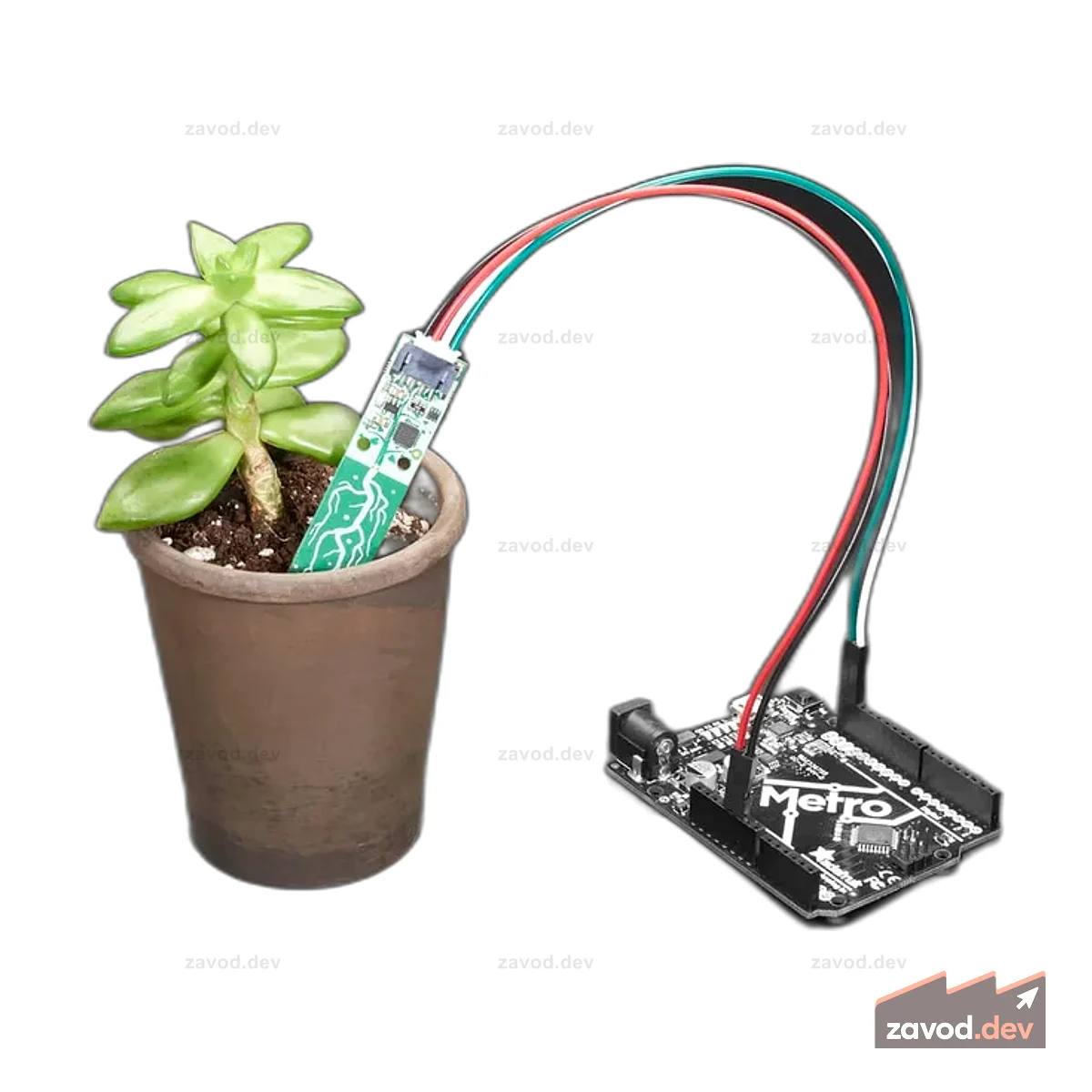Датчик почвы Adafruit STEMMA — емкостный датчик влажности I2C — JST PH 2 мм