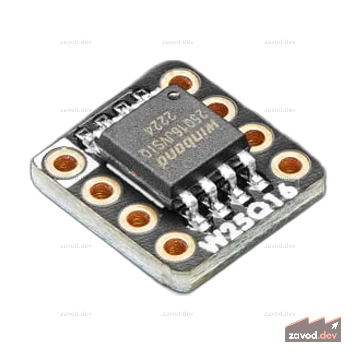 Коммутационная плата Adafruit QSPI DIP — W25Q16 — 16 Мбит, 2 МБ