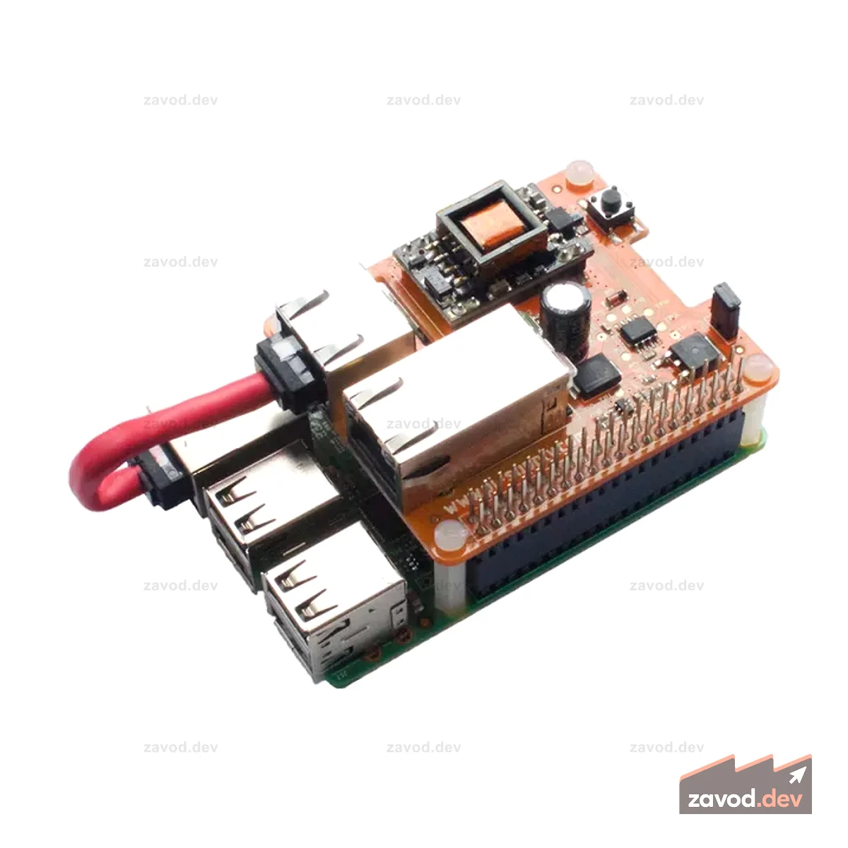 Pi PoE Switch HAT – питание через Ethernet для Raspberry Pi
