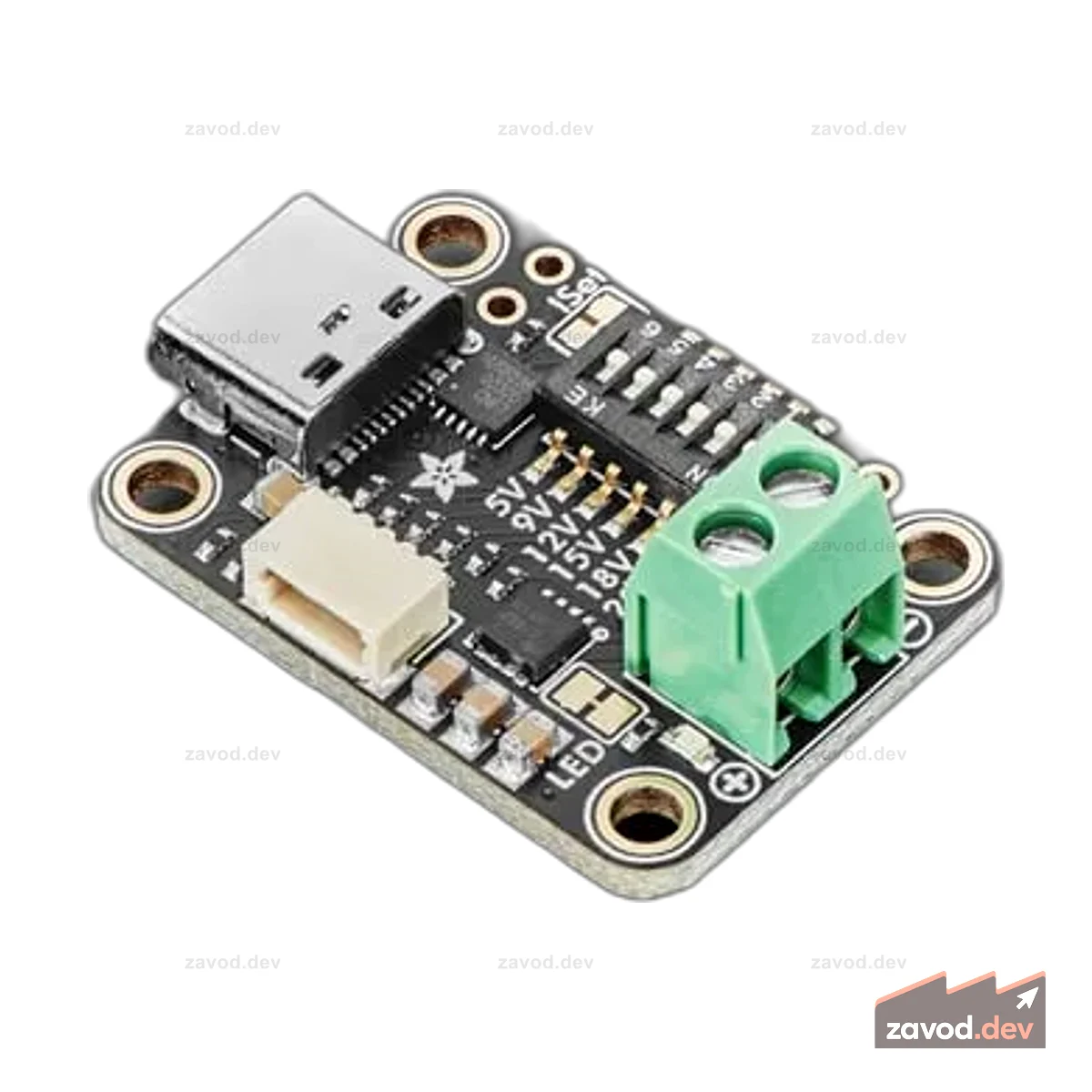 Adafruit USB-пустышка для подачи питания типа C — I2C или переключаемый