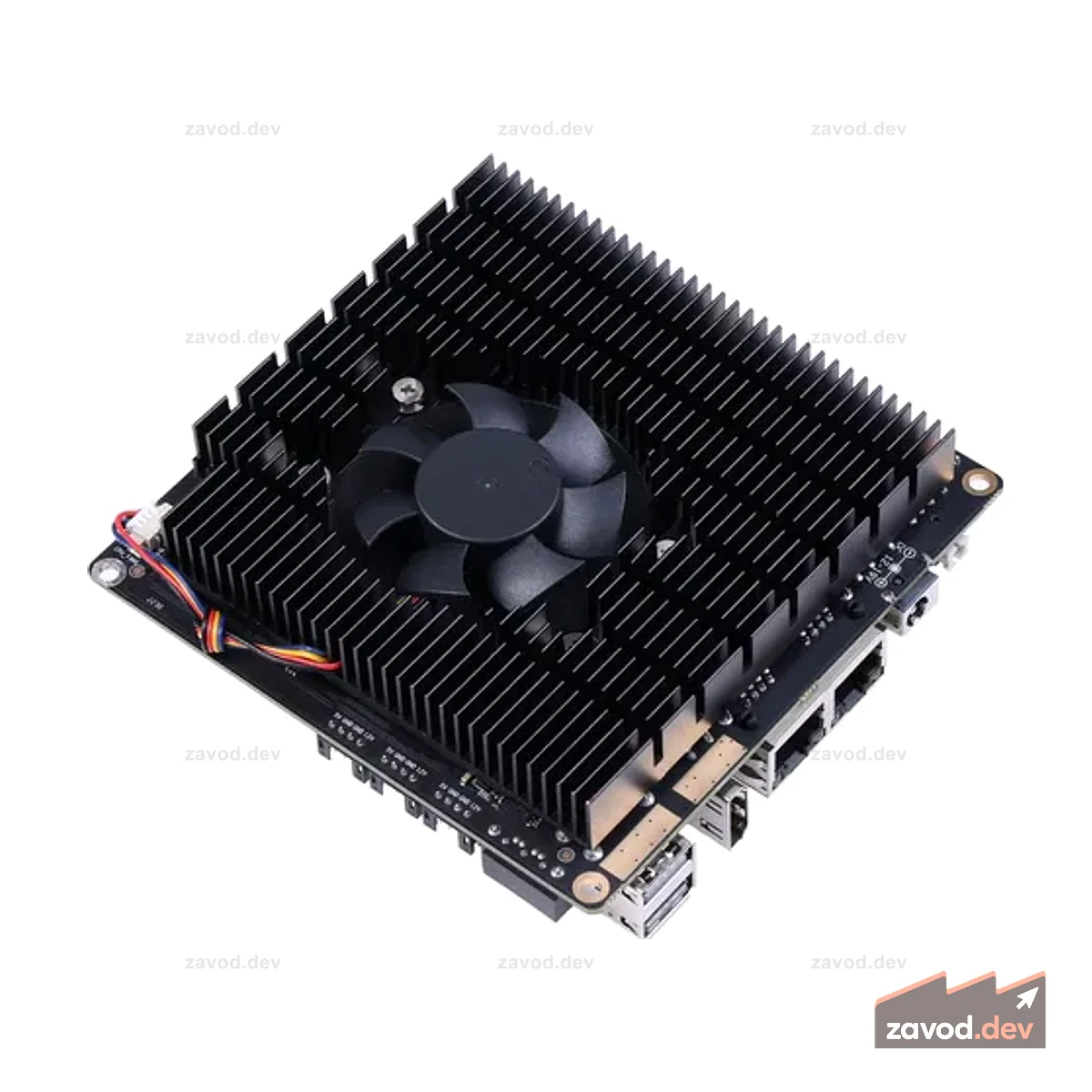 ODYSSEY — X86J4125864 v2 (Win11 Enterprise активирована) — мини-ПК с 64 ГБ eMMC, Linux и Arudino Core, двумя сетевыми адаптерами 2,5 Gigabit Ethernet, выходом 4K, RP2040, рассеиванием тепла вентилятором