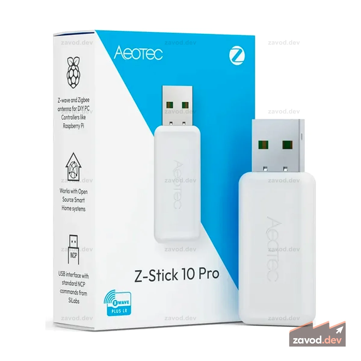 Z-Stick 10 Pro (двойной Zigbee/Z-Wave)
