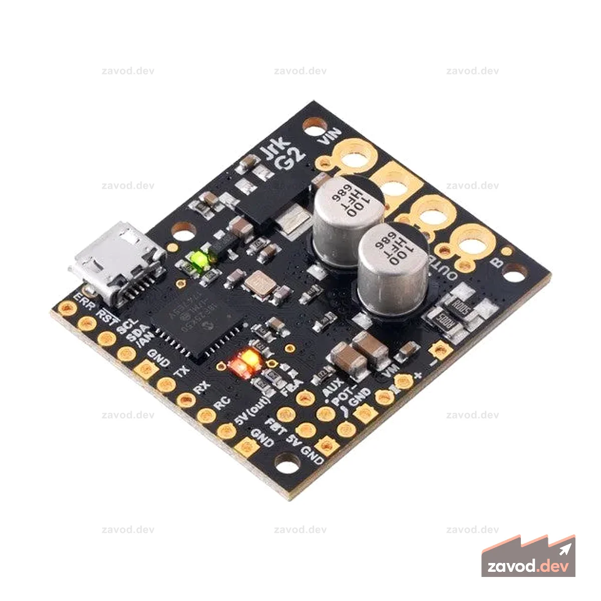 Pololu Jrk G2 24v13 USB-контроллер двигателя с обратной связью