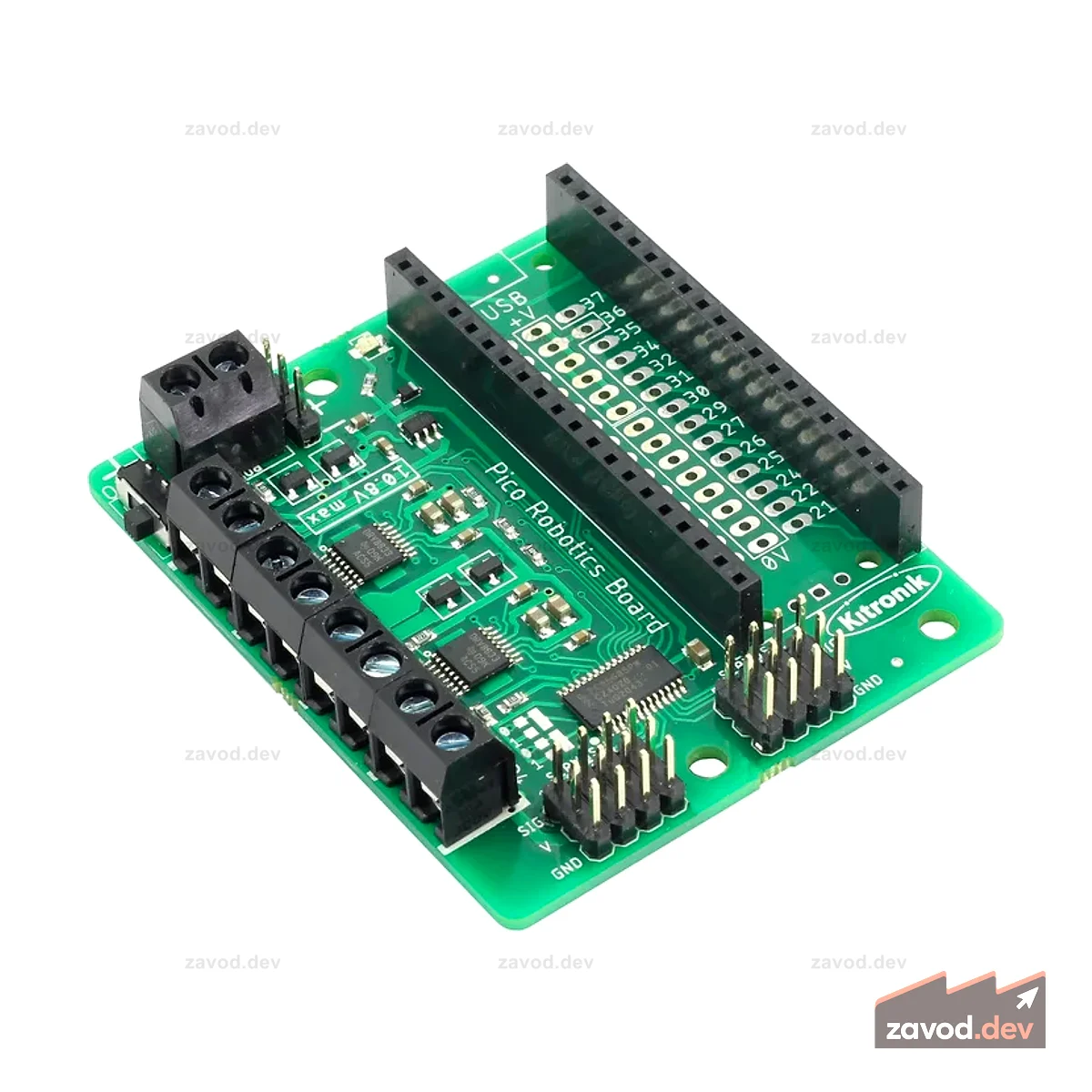 Плата Kitronik Robotics для Raspberry Pi Pico