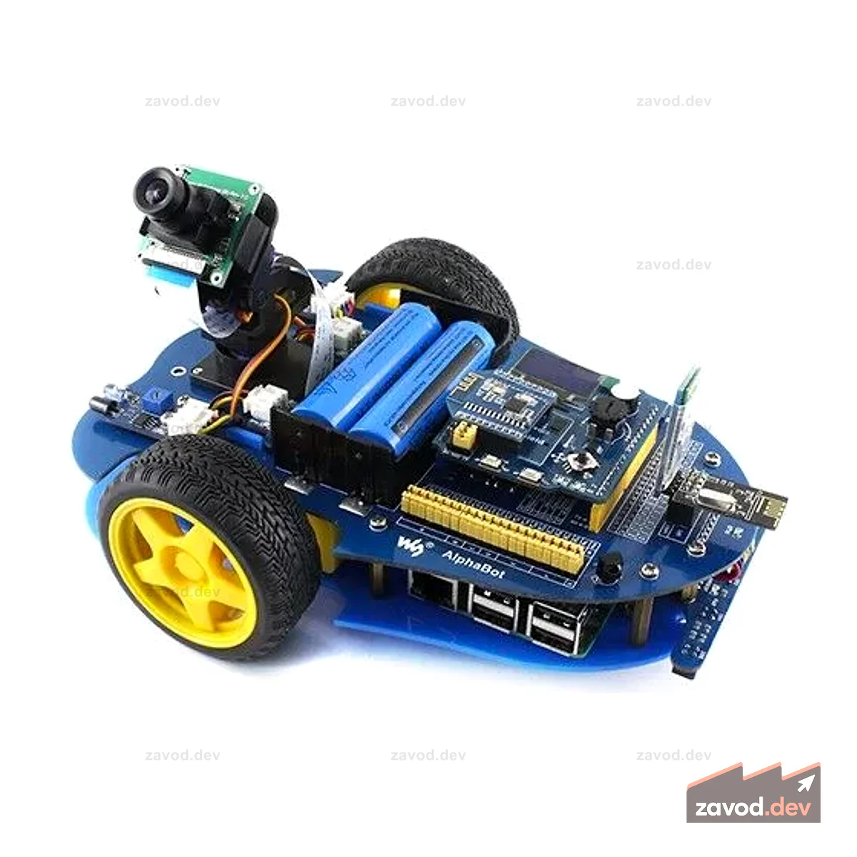 AlphaBot, комплект для сборки робота Raspberry Pi (без Pi)