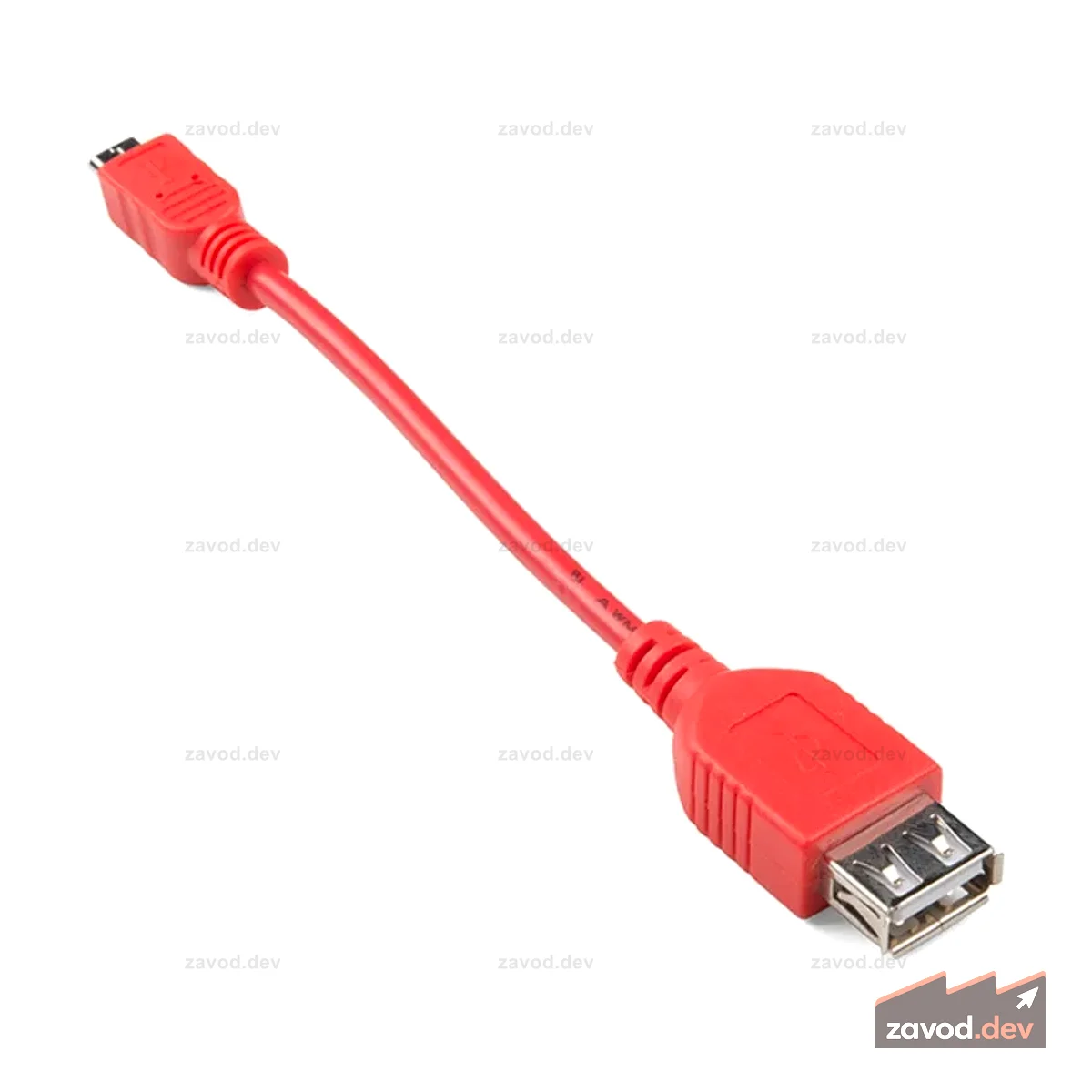 USB-кабель OTG — гнездо A к Micro B — 5 дюймов
