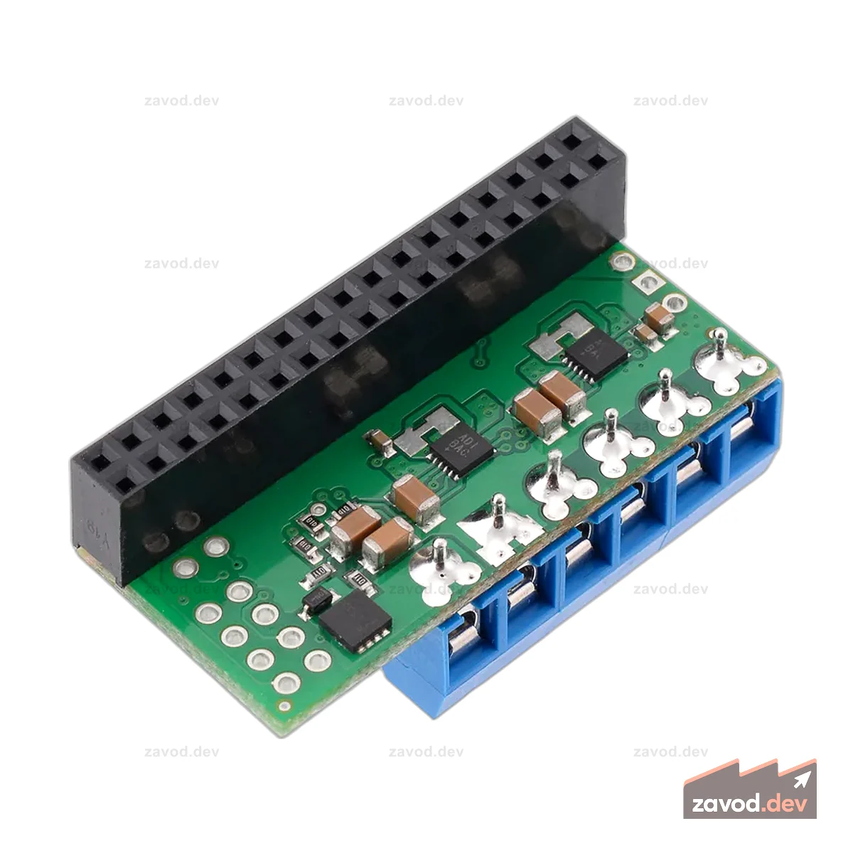 Драйвер двигателя Dual MAX14870 для Raspberry Pi (в сборе)