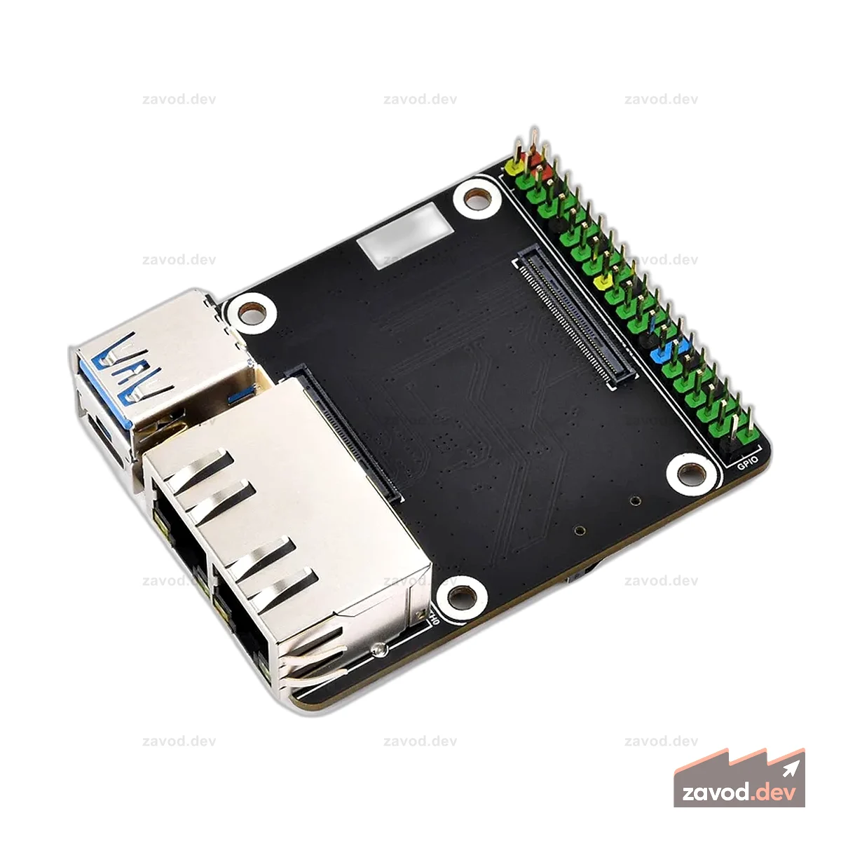 Базовая плата Mini Dual Gigabit Ethernet для CM5
