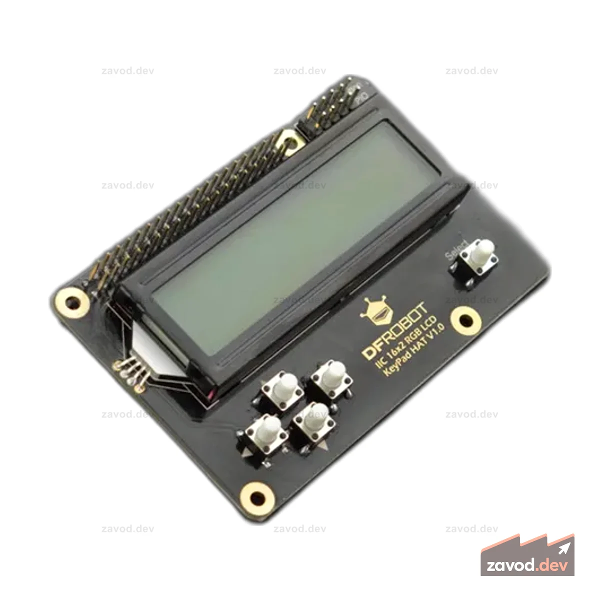 IIC 16x2 RGB ЖК-клавиатура с RGB-подсветкой (совместима с Raspberry Pi 3B+/4B)