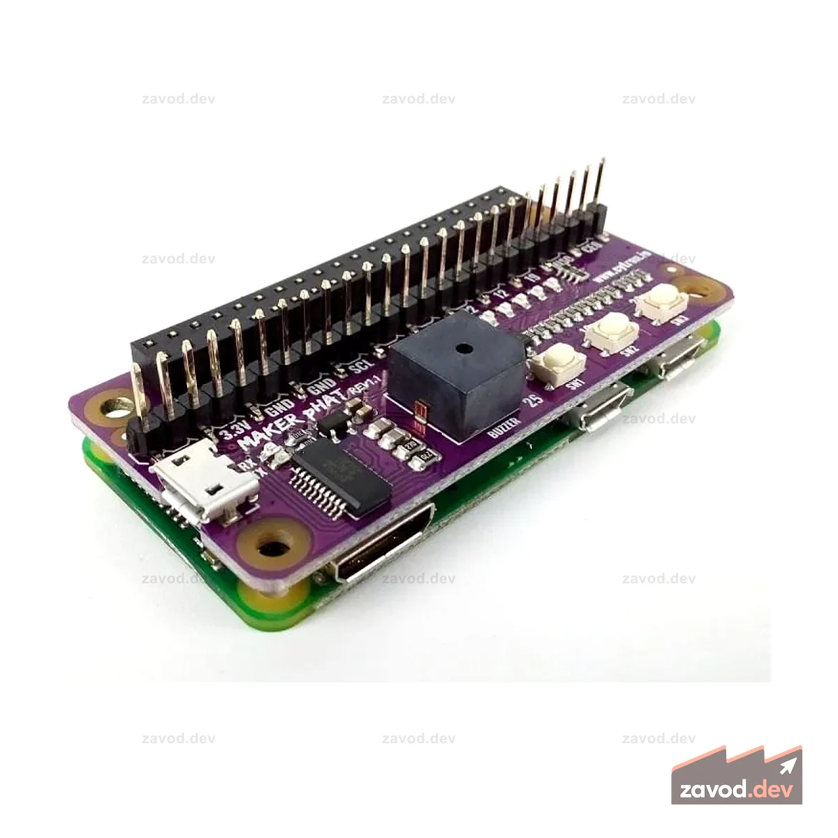 Maker pHAT: упрощение Raspberry Pi для образования