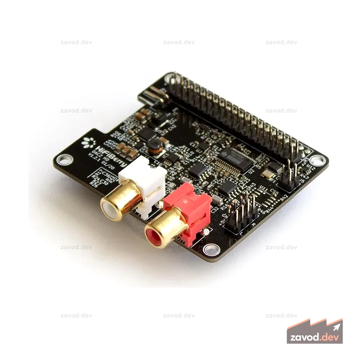 HiFiBerry DAC2 HD, звуковая карта для Raspberry Pi