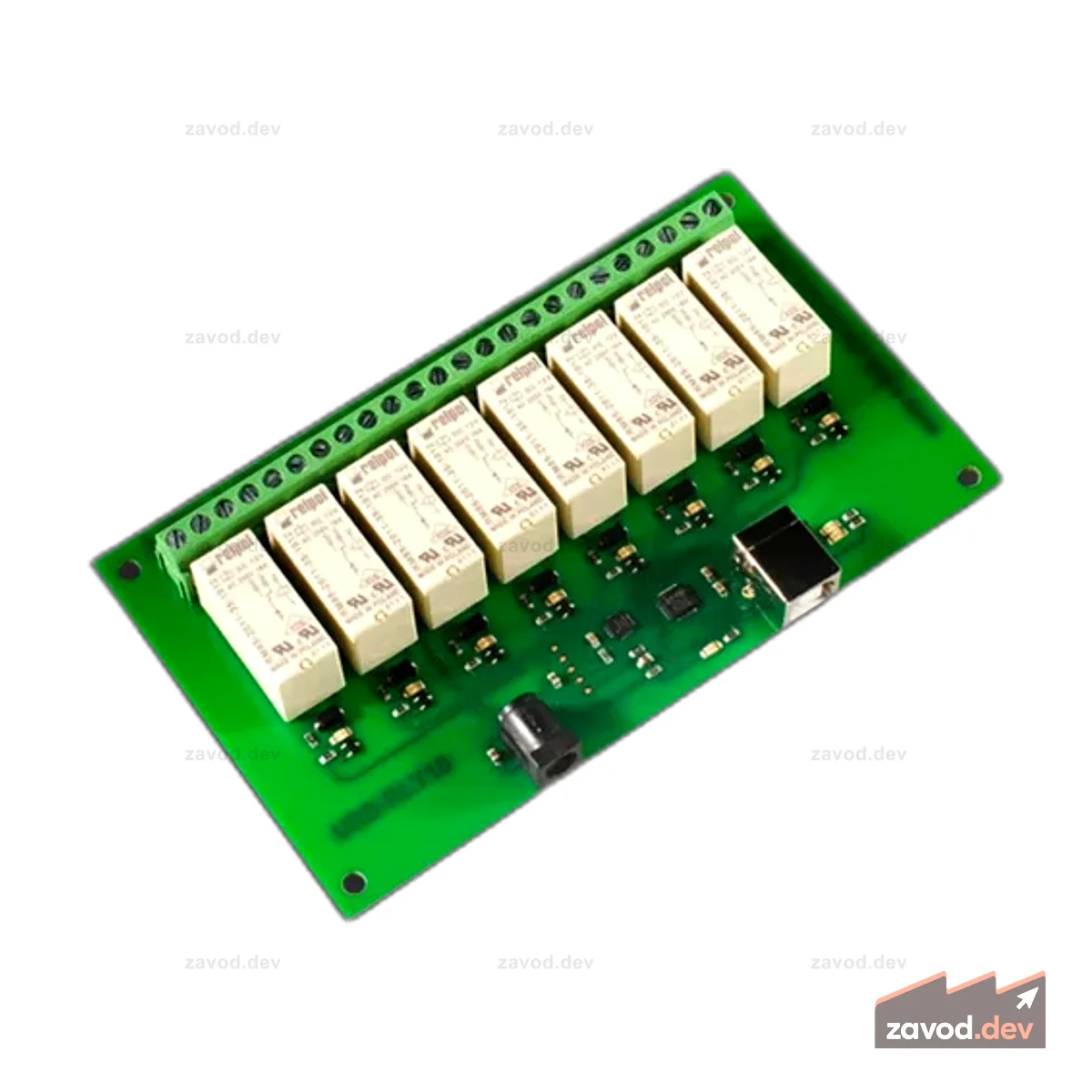 USB - RLY 16, 16 А, 8-канальный релейный модуль