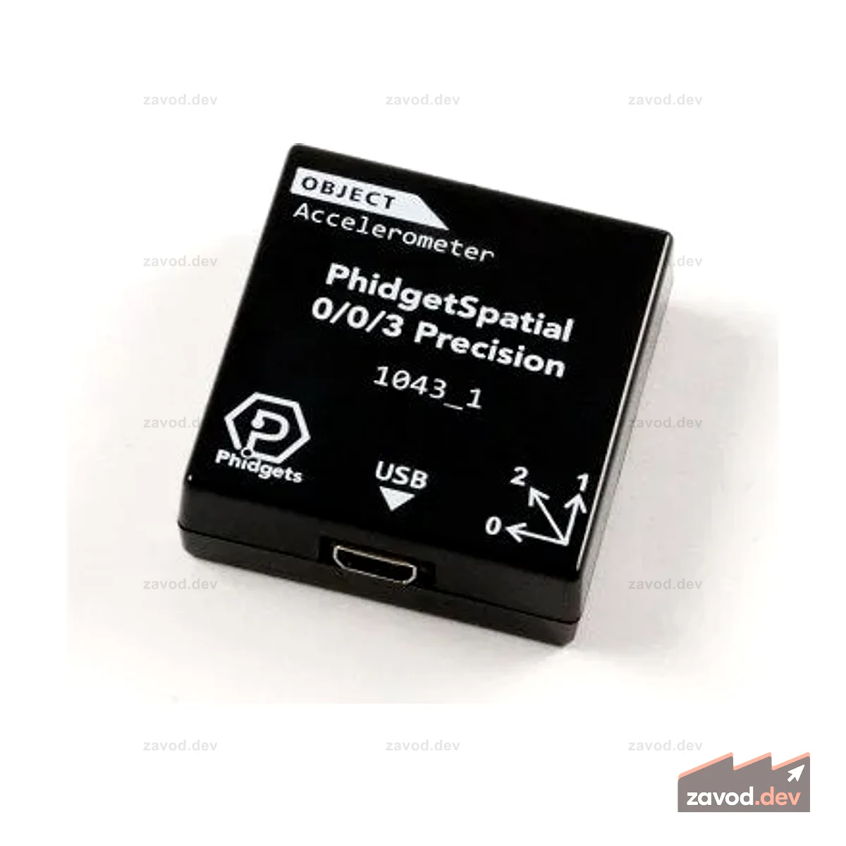 1043 - PhidgetSpatial Precision 0/0/3, высокое разрешение - Accelerometro