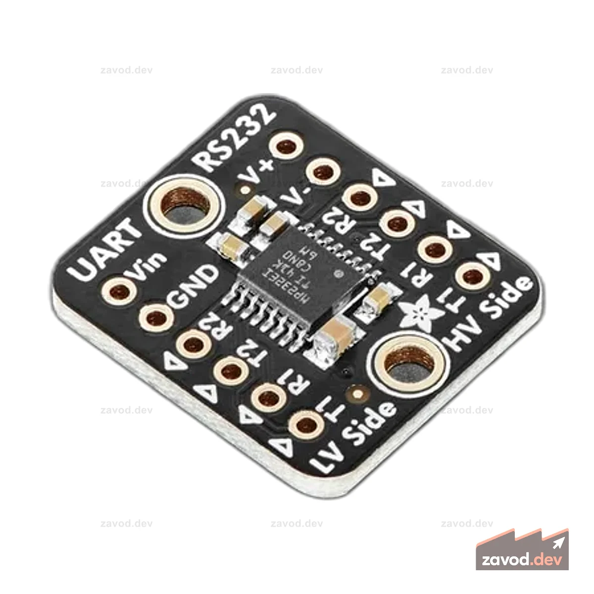 Adafruit RS232 Pal — двухканальный преобразователь уровня UART на RS-232