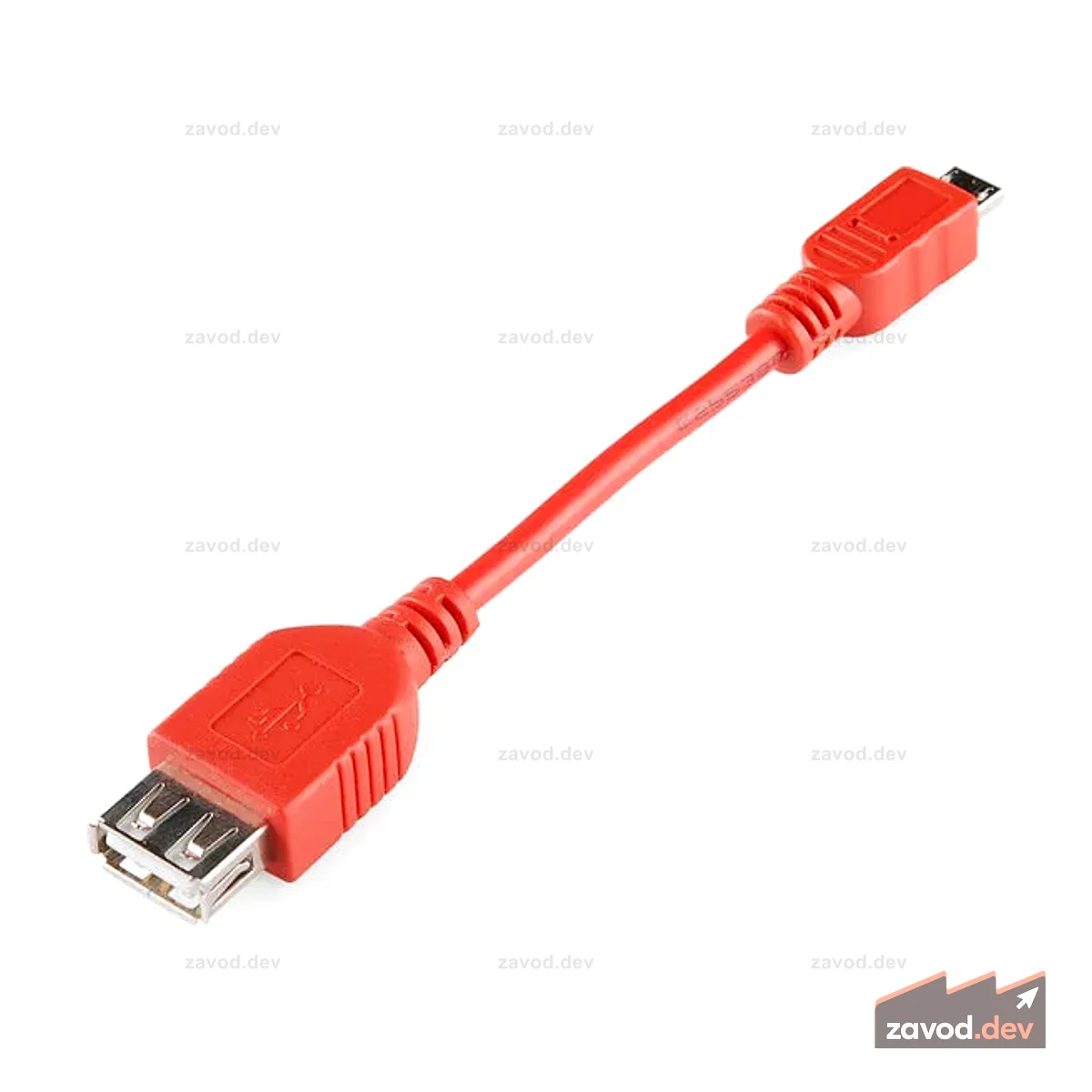 USB-кабель OTG — гнездо A к Micro A — 10 см