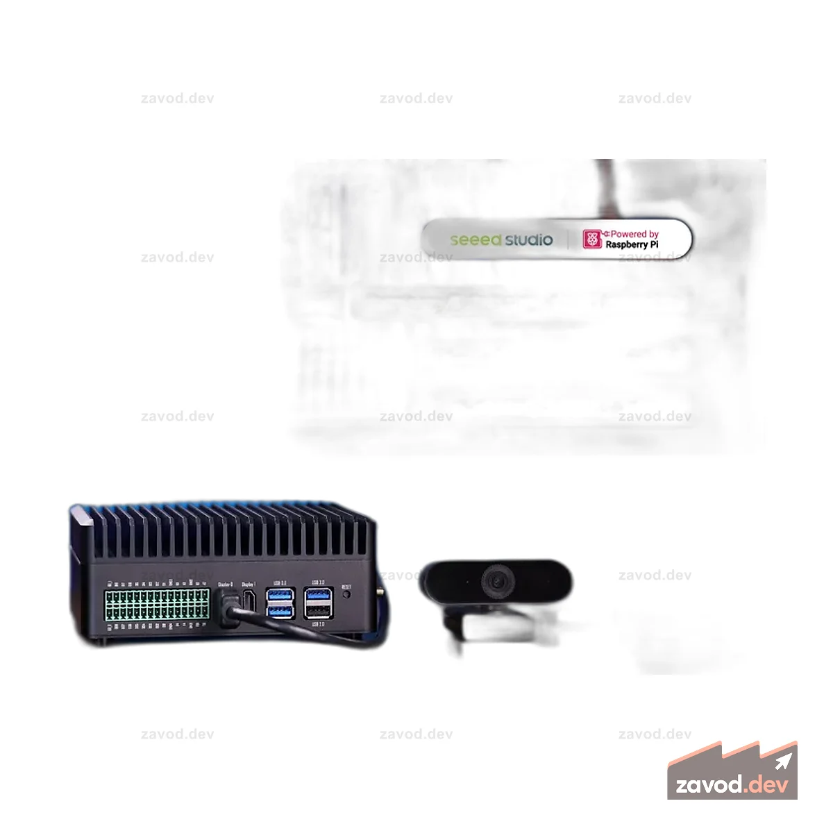 reComputer Industrial R2035-12 — самый надежный и мощный AI/IOT-контроллер Raspberry Pi Edge