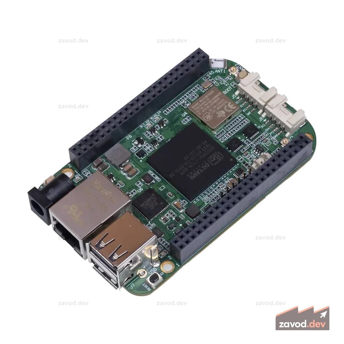 Плата разработки Seeed Studio BeagleBone® Green Gateway (TI AM335x WiFi+BLE и Ethernet)