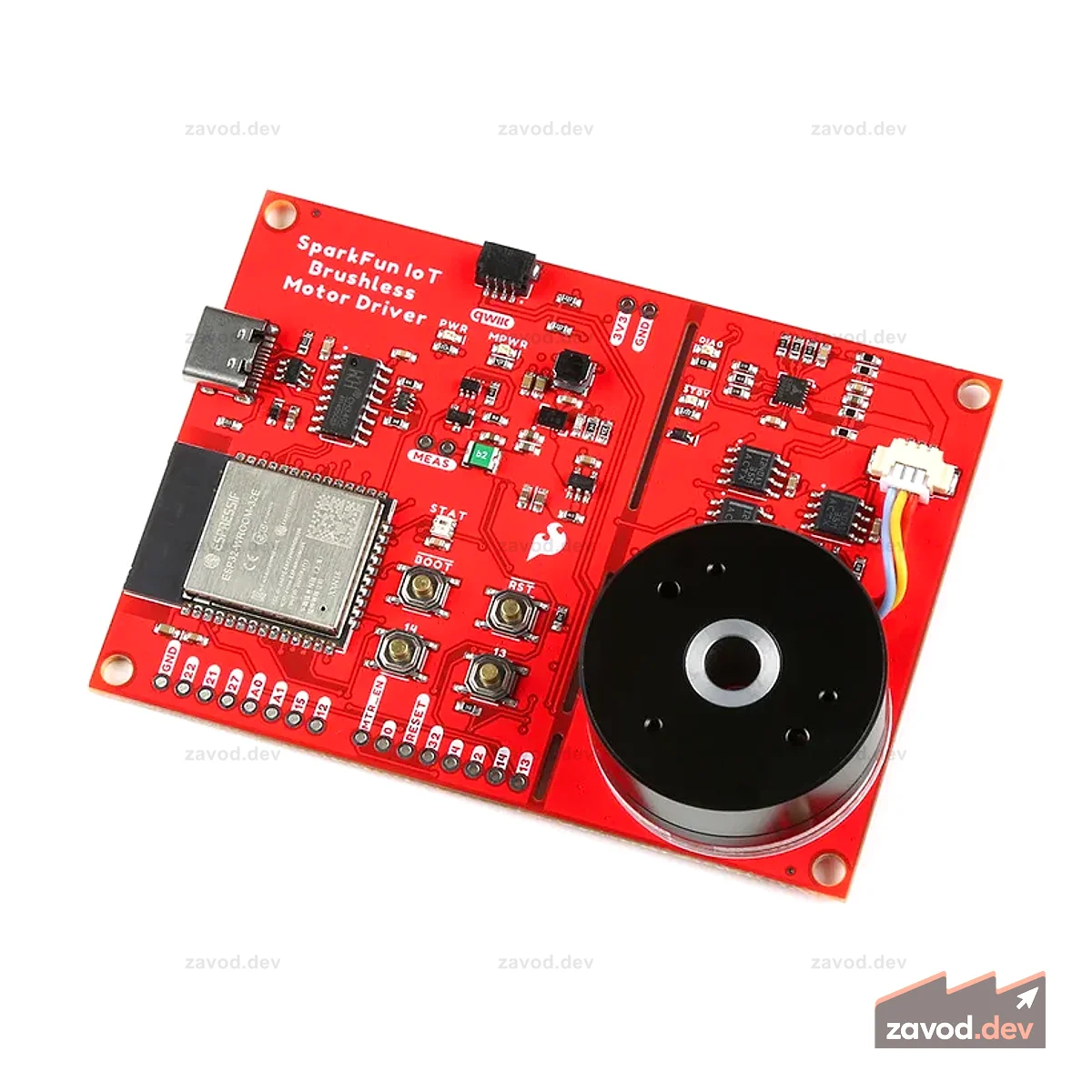 Драйвер бесщеточного двигателя SparkFun IoT (ESP32 WROOM, TMC6300)