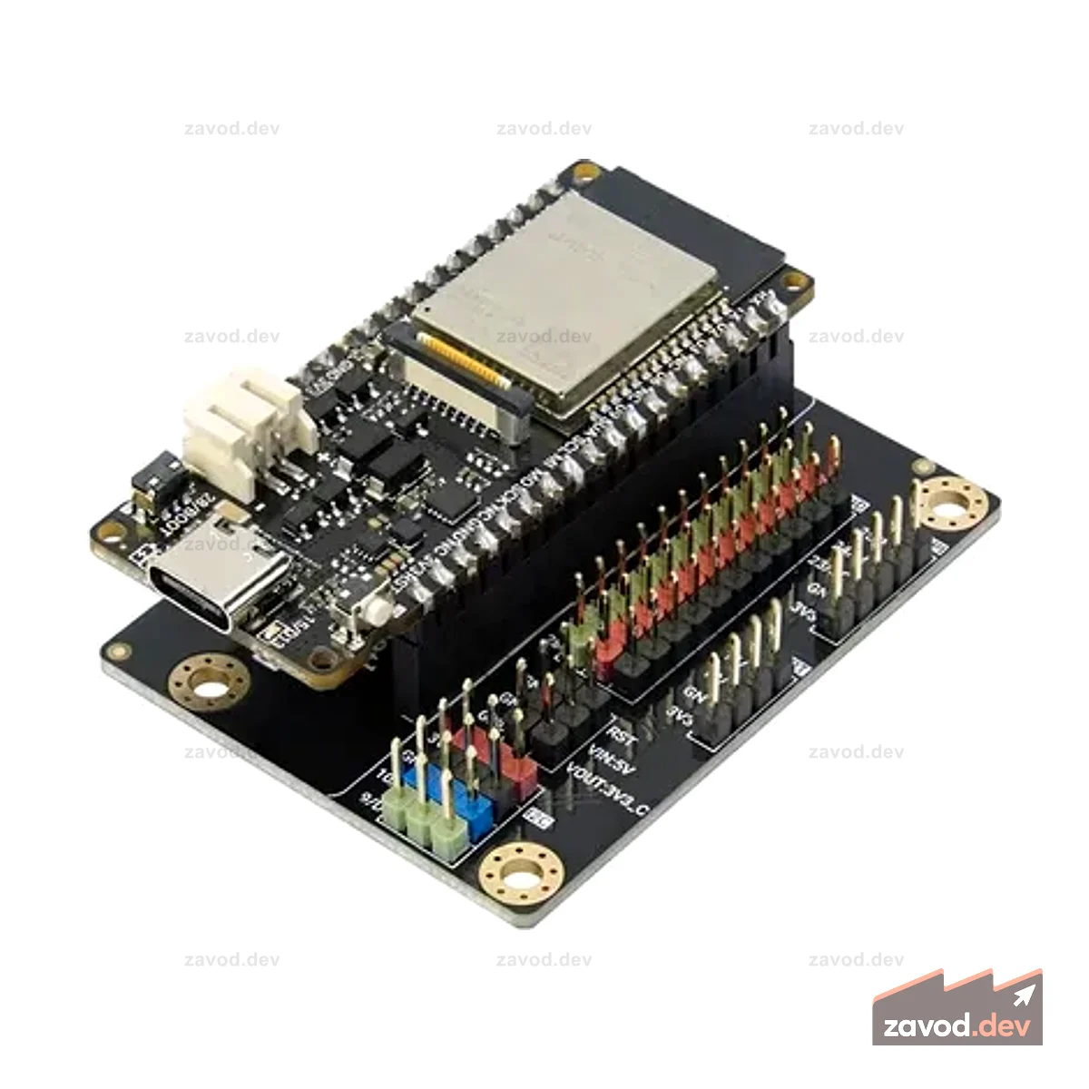 Комплект разработчика FireBeetle 2 ESP32-C5 для умного дома (2,4/5 ГГц Wi-Fi 6, Home Assistant, BLE 5, Zigbee, Thread)