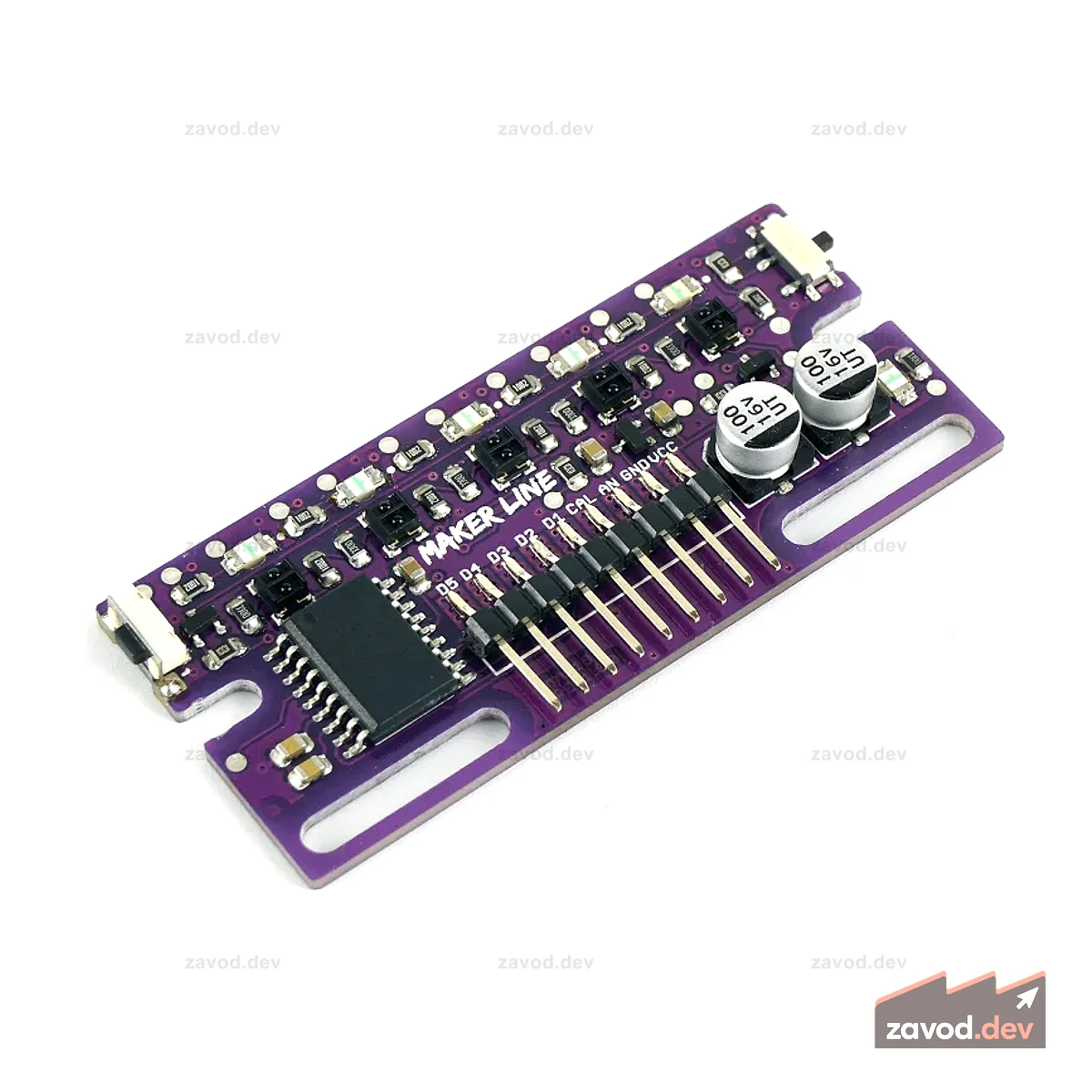 MAKER LINE - Упрощенный датчик линии (PIC16F1827)