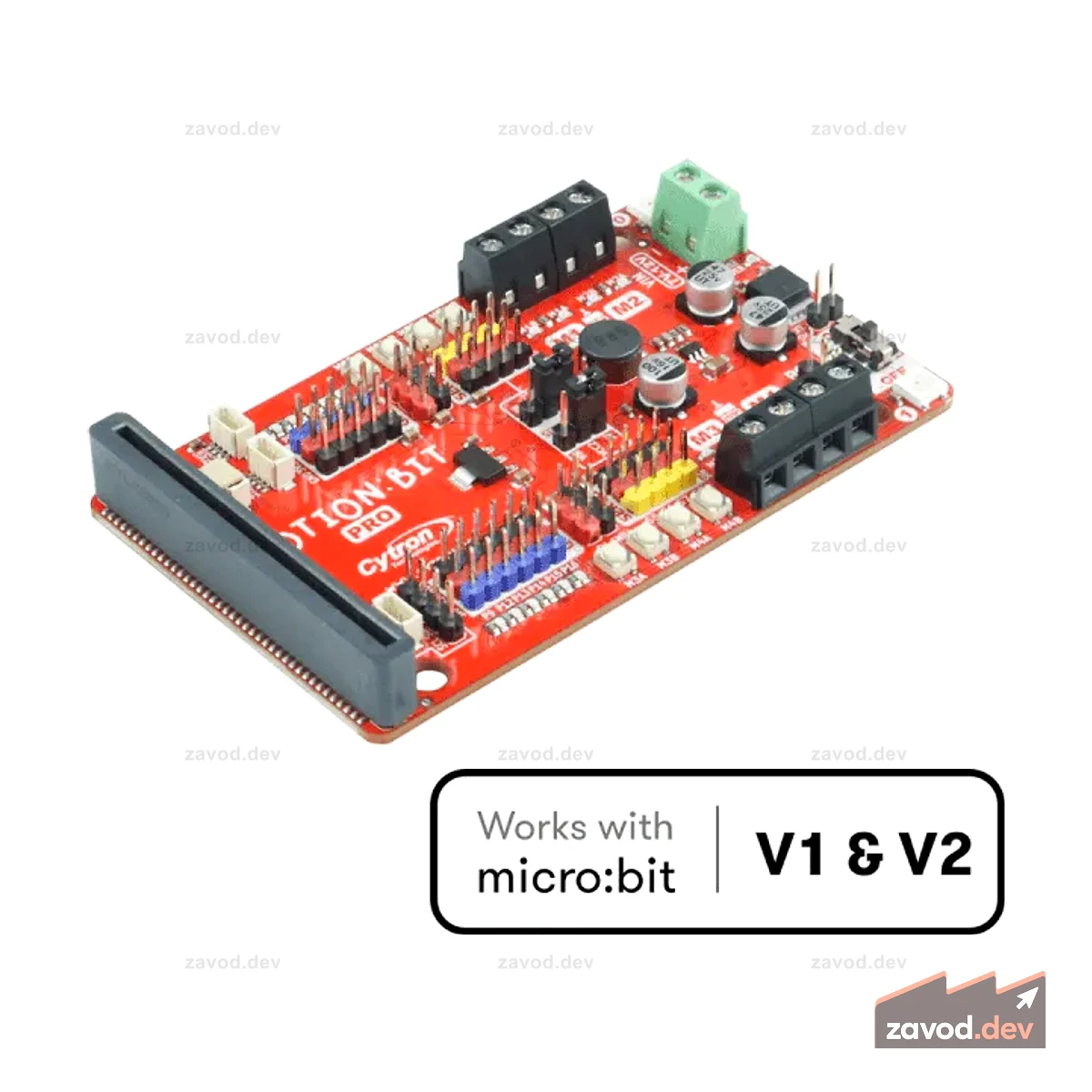 MOTION:BIT Pro - Плата расширения робототехники 12 В для micro:bit