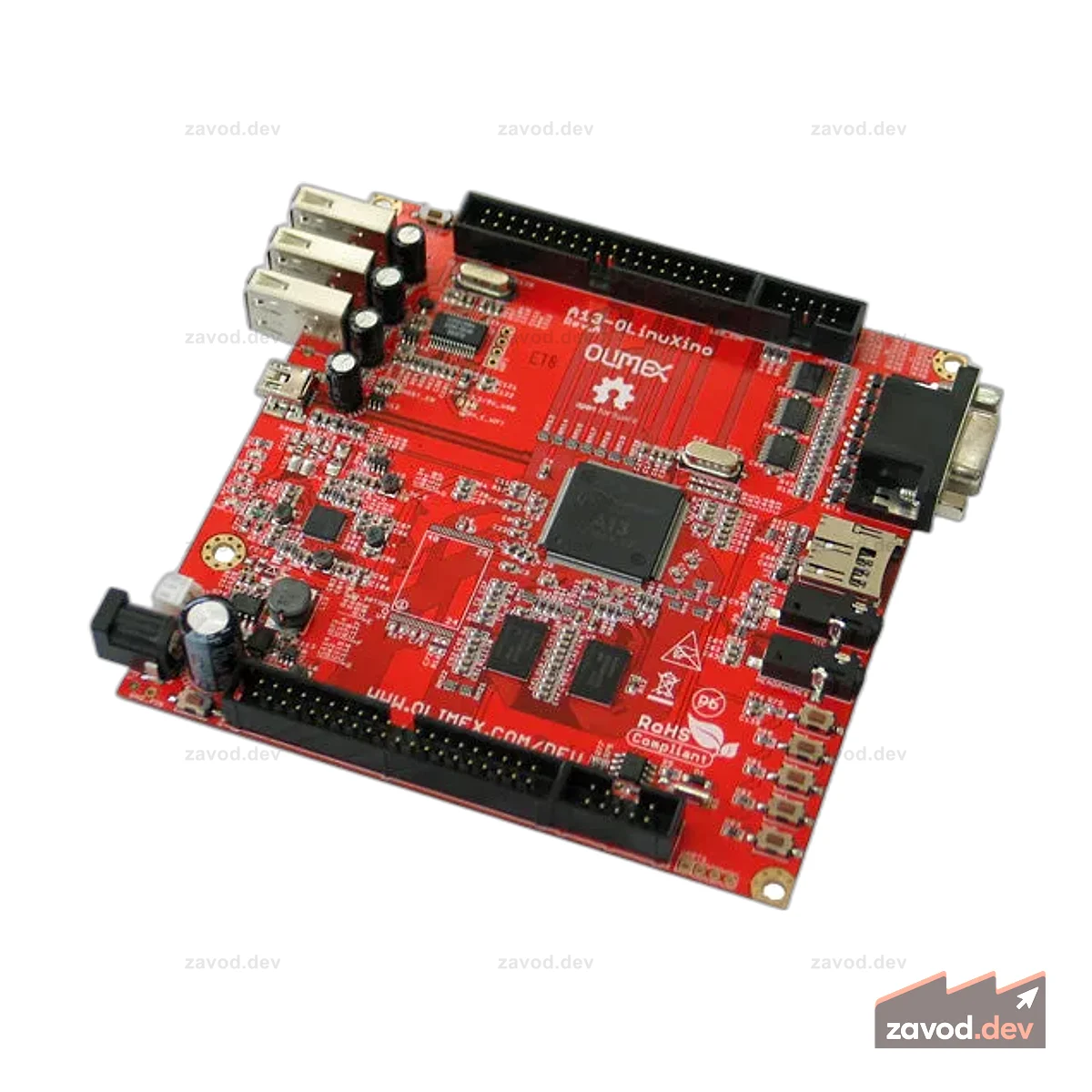 A13-OLinuXino-WIFI - SINGLE-BOARD LINUX COMPUTER WITH ALLWINNER A13 CORTEX-A8 @1000 MHZ