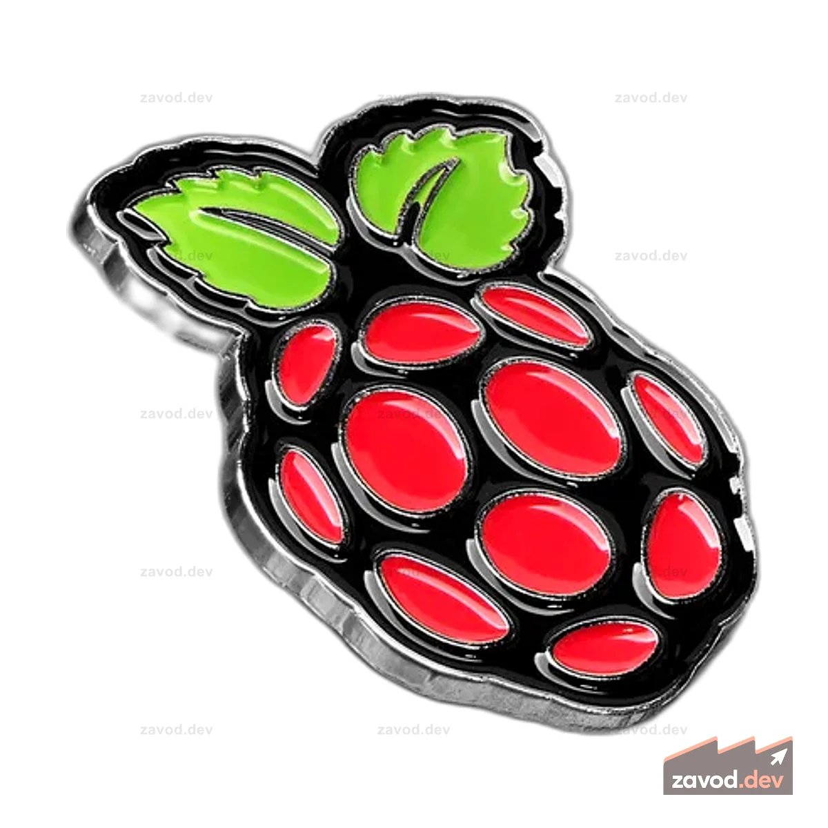 Эмалированная булавка Raspberry Pi