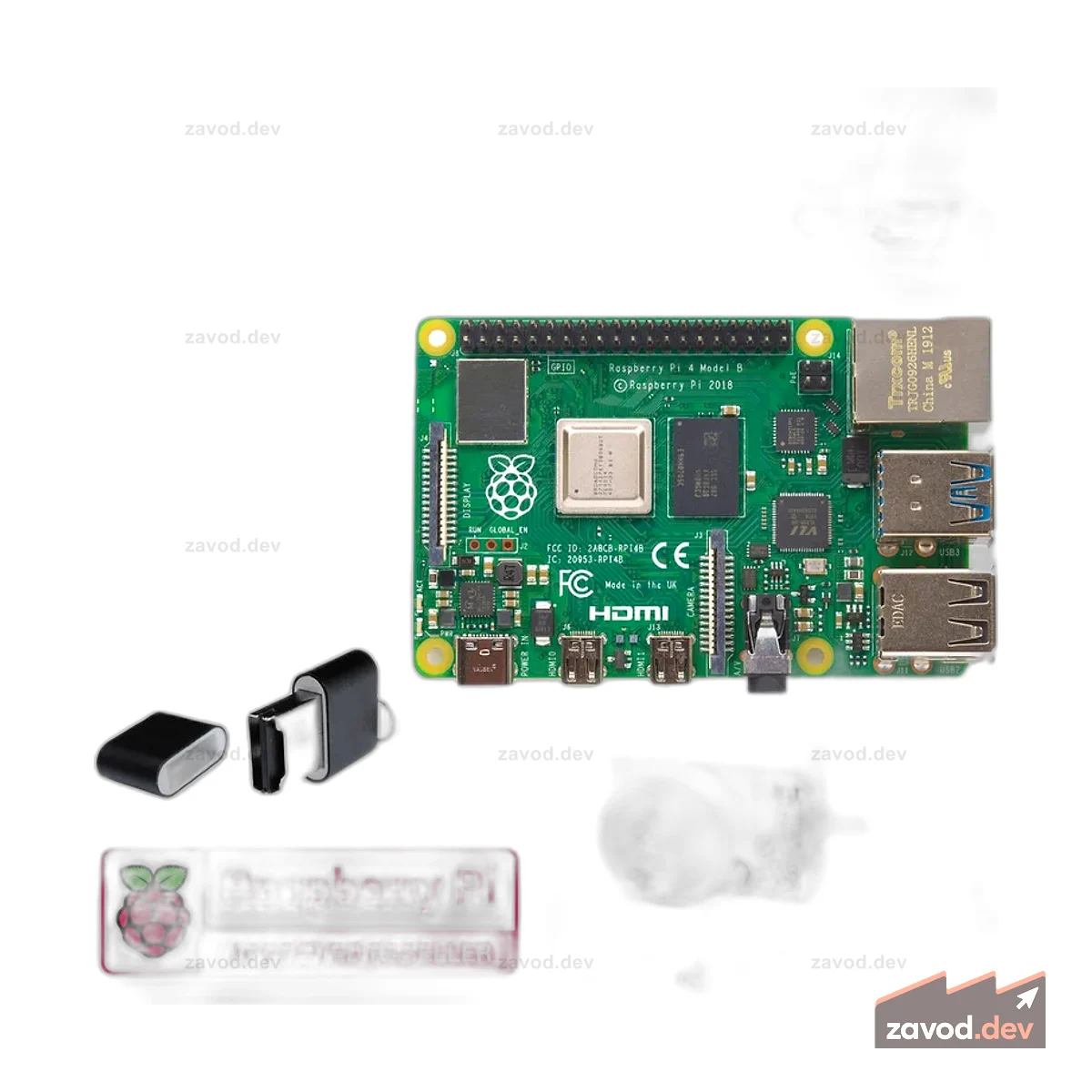 Базовый комплект Little Bird Raspberry Pi 4 (1 ГБ)